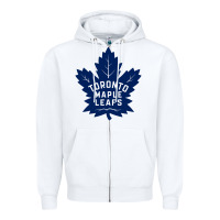 White the-toronto-maple-leafs-pen Zipper Hoodie - linhVisuals