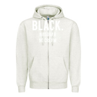 Oatmeal Heather black no sugar no cream 02 [tb] Zipper Hoodie - linhVisuals