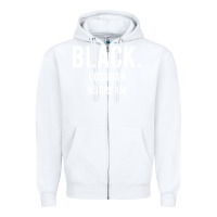 White black no sugar no cream 02 [tb] Zipper Hoodie - linhVisuals