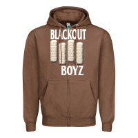Chestnut blackout boyz black Zipper Hoodie - linhVisuals