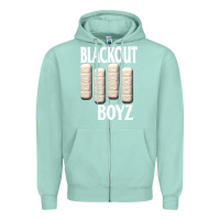 Seafoam blackout boyz black Zipper Hoodie - linhVisuals