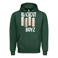 Sports Green blackout boyz black Zipper Hoodie - linhVisuals