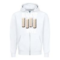 White blackout boyz black Zipper Hoodie - linhVisuals