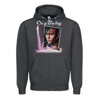 Smoke cry baby title Zipper Hoodie - linhVisuals