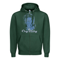 Sports Green cry baby king cry baby Zipper Hoodie - linhVisuals