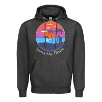 Charcoal Heather lovers key florida t  shirt lovers key florida t  shirt Zipper Hoodie - linhVisuals