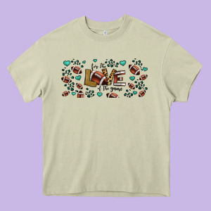 For The Love Of The Game American Football Heavy Core Tee Designed By Jasminsmagicworld