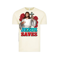 Vintage Arctic Jesus Saves Vintage Tee - BundleAndBundleShop
