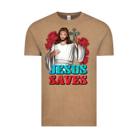 Vintage Coffee Jesus Saves Vintage Tee - BundleAndBundleShop