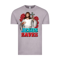 Vintage Zinc Jesus Saves Vintage Tee - BundleAndBundleShop
