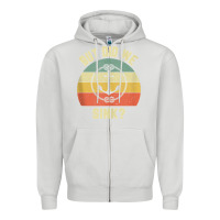 Dove Grey mens funny boating shirt but did we sink rope anchor boat captain tank Zipper Hoodie - linhVisuals