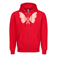 Red gynecologic cancer support t  shirt gynecological cancer awareness pea Zipper Hoodie - linhVisuals