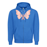 True Royal gynecologic cancer support t  shirt gynecological cancer awareness pea Zipper Hoodie - linhVisuals