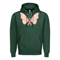Sports Green gynecologic cancer support t  shirt gynecological cancer awareness pea Zipper Hoodie - linhVisuals
