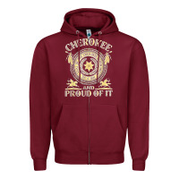 Cherokee Native American And Proud Of T Shirt Zipper Hoodie | Teevron