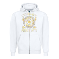 White cherokee native american and proud of t shirt Zipper Hoodie - linhVisuals