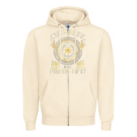 Sandshell cherokee native american and proud of t shirt Zipper Hoodie - linhVisuals
