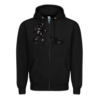 Black mens mowing bigfoot   golf course superintendent maintenance turf t sh Zipper Hoodie - linhVisuals