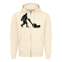 Sandshell mens mowing bigfoot   golf course superintendent maintenance turf t sh Zipper Hoodie - linhVisuals