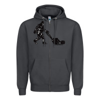 Smoke mens mowing bigfoot   golf course superintendent maintenance turf t sh Zipper Hoodie - linhVisuals