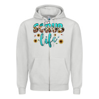 Dove Grey scrub life Zipper Hoodie - JahusDesignShop