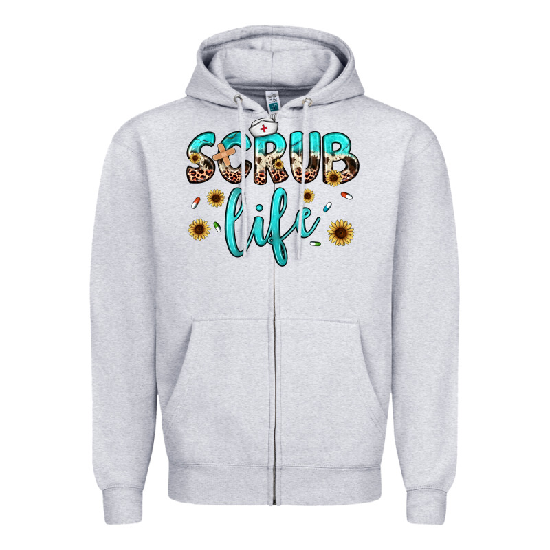 Scrub Life Zipper Hoodie by JahusDesignShop | Teevron