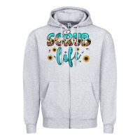 Heather Grey scrub life Zipper Hoodie - JahusDesignShop