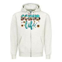 Oatmeal Heather scrub life Zipper Hoodie - JahusDesignShop