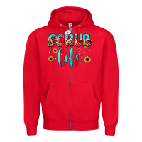 Red scrub life Zipper Hoodie - JahusDesignShop