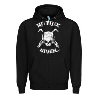 Black no flux given   funny welder tee shirt for welding dads Zipper Hoodie - linhVisuals