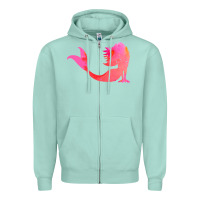Seafoam mermaid t  shirt pink mermaid t  shirt Zipper Hoodie - linhVisuals