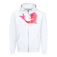 White mermaid t  shirt pink mermaid t  shirt Zipper Hoodie - linhVisuals