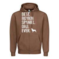 Chestnut mens best boykin spaniel dad ever   cool dog owner gift Zipper Hoodie - linhVisuals