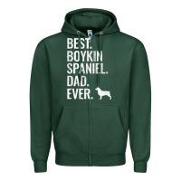 Sports Green mens best boykin spaniel dad ever   cool dog owner gift Zipper Hoodie - linhVisuals