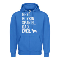 True Royal mens best boykin spaniel dad ever   cool dog owner gift Zipper Hoodie - linhVisuals