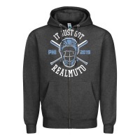 Charcoal Heather officially licensed jt realmuto shirt   it just got realmuto Zipper Hoodie - linhVisuals