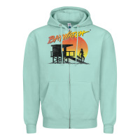 Baywatch Lifeguard Sunset T Shirt Zipper Hoodie | Teevron