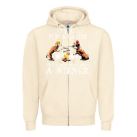 Sandshell it's all fun and games until someone loses a wiener shirt Zipper Hoodie - linhVisuals
