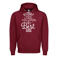 Outside Is The Best Side For Outdoor Campers And Hikers T Shirt Zipper Hoodie | Teevron