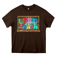 Chocolate Brown teachers gonna teach Heavy Core Tee - CowGirlArtShop