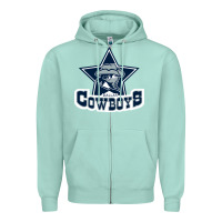 Seafoam the cowboys football Zipper Hoodie - linhVisuals