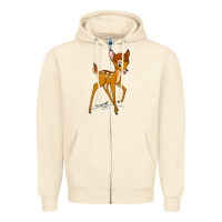 Sandshell bambi Zipper Hoodie - linhVisuals