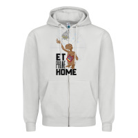 Dove Grey e.t. phone home spaceship flying away premium t shirt Zipper Hoodie - linhVisuals