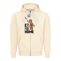 Sandshell e.t. phone home spaceship flying away premium t shirt Zipper Hoodie - linhVisuals