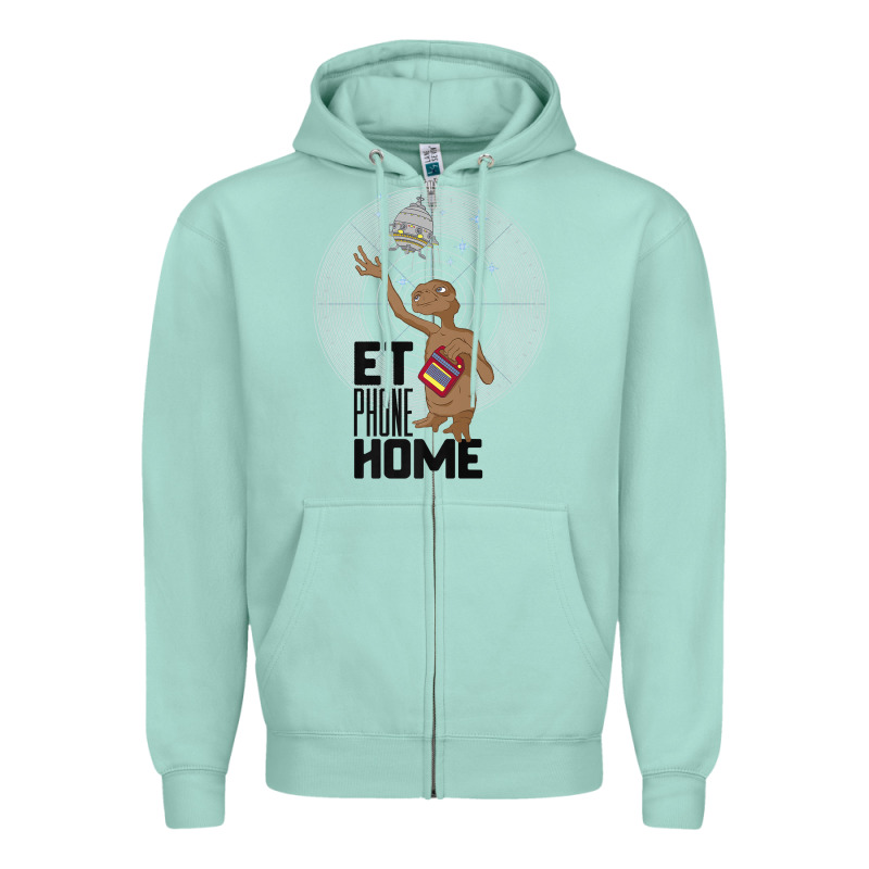 E.t. Phone Home Spaceship Flying Away Premium T Shirt Zipper Hoodie by linhVisuals | Teevron