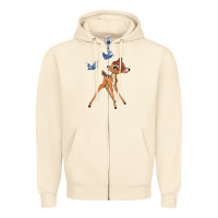 Sandshell bambi Zipper Hoodie - linhVisuals