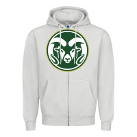 Dove Grey The colorado state rams Zipper Hoodie - linhVisuals