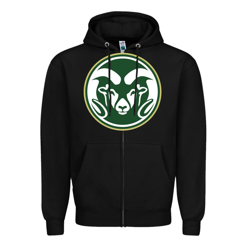 The Colorado State Rams Zipper Hoodie by linhVisuals | Teevron