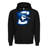 Black The creighton bluejays Zipper Hoodie - linhVisuals