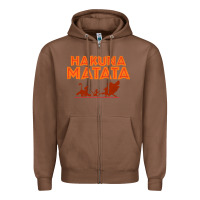 Chestnut lion king hakuna matata Zipper Hoodie - linhVisuals